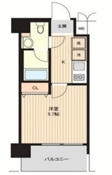 レオンコンフォート新梅田Ⅱの物件間取画像